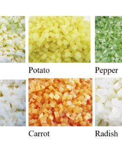 Yoshiizumi YS-8000 vegetable dicing applications