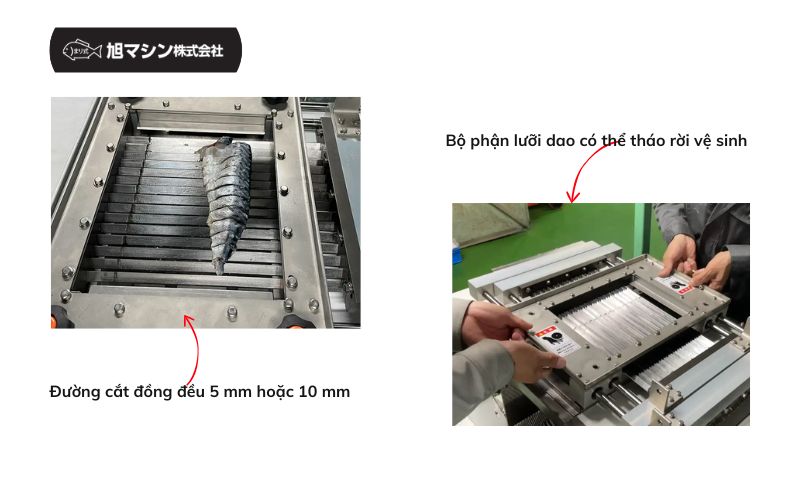 Máy cắt lát cá sashimi Asahi M-SS tự động
