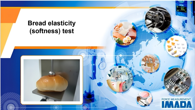 Kiểm tra độ mềm bánh mì bằng thiết bị IMADA