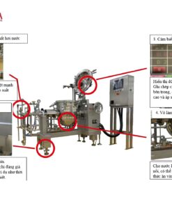 Hệ thống kiểm soát áp suất và cài đặt công thức máy Shinagawa 60NQVP