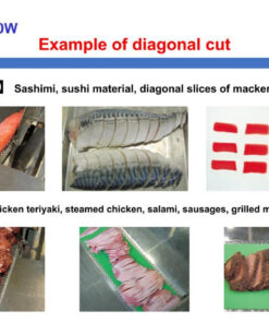 Yoshiizumi YS-6300W Industrial Meat and Seafood Slicer applications