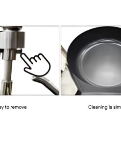 Flat Stir Fryer Machine with removable paddle for cleaning